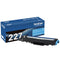 Brother Genuine TN227C High Yield Toner Cartridge Cyan - 3719978 - Brand New