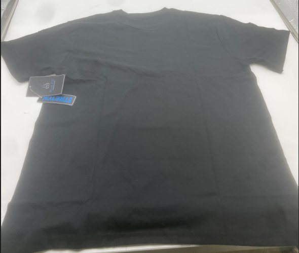 BLUE ICE PLAIN SHORT SLEEVE T-SHIRT - SIZE SMALL - BLACK - Brand New