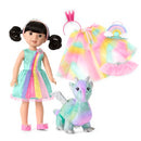 AMERICAN GIRL WELLIEWISHERS 14.5-INCH EMERSON DOLL PLAYSET WITH CRISELLA DRAGON - Brand New