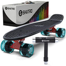 Skatro Mini Cruiser Skateboard 22x6inch Retro Style Plastic Board Comes Complete - Brand New