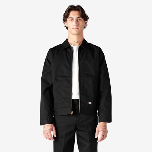 DICKIES MEN'S UNLINED EISENHOWER JACKET MEN XL BLACK DJT75BLK-XL - Brand New