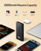 VEEKTOMX 100W LAPTOP POWER BANK 20000MAH FAST CHARGING PORTABLE VT202 DARK GRAY - Like New
