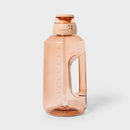 TRITAN 64OZ TRITAN BEVERAGE PLASTIC WATER BOTTLE BLUSH - BLUSH TRANSPARENT PINK - Brand New