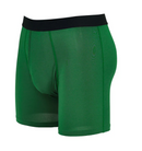 WARRIORS & SCHOLARS 6" INSEAM WARRIORFIT BOXER BRIEF - SIZE: MEN M - GREEN - Like New