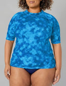 KANU SURF WOMENS PLUS-SIZE UPF 50+ ACTIVE RASHGUARD & WORKOUT TOP :: SIZE 3X - Brand New