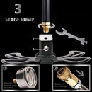 VEPURLT High Pressure Hand Pump 3-Stage, Pcp Air Pump 4500Psi B09CZ896N3 - Like New