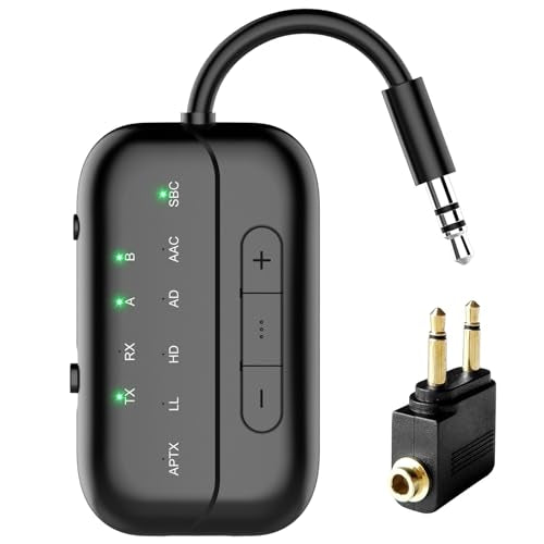 BEEITZIE 2024 UPGRADED PRO BLUETOOTH TRANSMITTER, RECEIVER B101PRO - BLACK - Like New