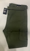 BLU ROCK MENS BELTED CARGO SHORTS - SIZE: MEN 42 - OLIVE - Like New