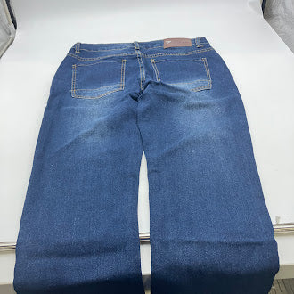 7GROOVE MEN'S JEANS STRAIGHT DENIM - SIZE: MEN 30/30 - DARK INDIGO - Brand New