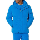 Amazon Essentials Mens Mid-Length Hooded Puffer Coat Bright Blue M - Like New