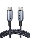 ANKER 765 USB C TO USB C CABLE 240W 6FT NYLON S23+/S23 ULTRA - GRAY - Like New