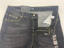 BLU ROCK MEN'S COMFORT STRETCH SLIM FIT FLEX JEANS - SIZE: 38X31 - JET BLACK - Brand New