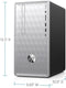 HP Pavilion Desktop i5-8400 8GB 16GB Optane 1TB HDD 590-P0050 - SILVER Like New