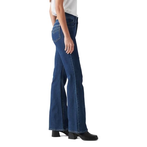 A93150003 LEVI'S WOMEN 726 RETRO HIGH RISE FLARE JEANS SEAMS TO WORK 31X32 - Brand New