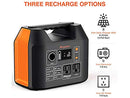PRYMAX Portable Power Station, 300W Solar Generator - BLACK/ORANGE - Like New