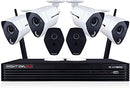 Night Owl 4K Ultra HD Hybrid Security System 1 TB HDD C-H441P8-W2I2M - WHITE - Like New