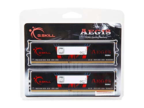 G.SKILL AEGIS SERIES DDR4 RAM 32GB 2X16GB 2666MT/S CL19-19-19-43 1.20V - BLACK - Brand New
