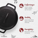 CUISINEL CAST IRON DUTCH OVEN 5-QUART DUTCH OVEN - BLACK - Like New