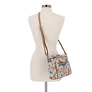 H383FR/28A MULTISAC WOMENS SUMMERVILLE EAST WEST CROSSBODY BAG PRETTY PATCHES - Brand New