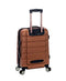 ROCKLAND MELBOURNE HARDSIDE EXPANDABLE SPINNER WHEEL LUGGAGE CARRY-ON 20"- BROWN - Brand New
