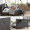 ZINUS JUDY UPHOLSTERED PLATFORM BED FRAME, MATTRESS FOUNDATION, QUEEN - GRAY - Like New