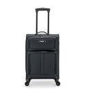 U.S. TRAVELER ANZIO SOFTSIDE EXPANDABLE SPINNER LUGGAGE, 22-INCH - DARK GRAY - Brand New