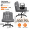 COOLHUT 26" W CRISS CROSS CHAIR WITH WHEELS - GRAY - Like New