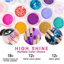 AOBBIY Acrylic Nail Kit Professional Manicure Acrylic B08KGW9RQ1 - Pink - Brand New