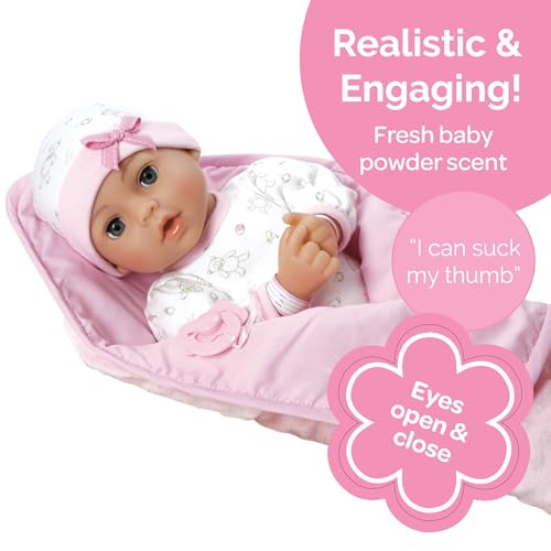 Adora 16 Inch Girl Baby Doll, Accessories with Hospital - Hope - Like New