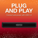 Seagate STDR2000100 Backup Plus Slim 2TB USB 3.0/2.0 Hard Drive - Black Like New