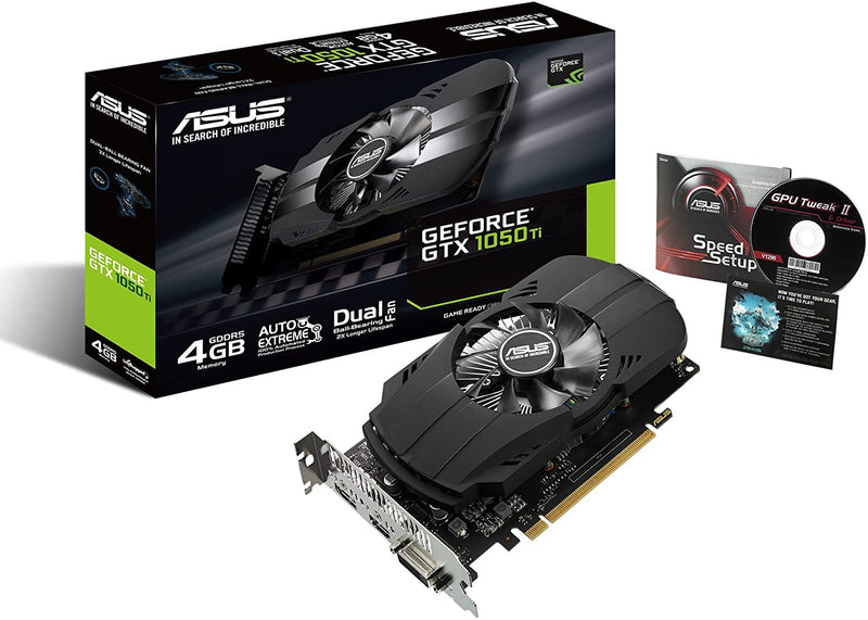 Asus GeForce GTX 1050 Ti 4GB Graphic Card - PH-GTX1050TI-4G - Brand New