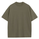BLU ROCK MEN'S OVERSIZED COTTON CREW NECK SHORT SLEEVE TEE - 3XL - LIGHT BROWN - Brand New