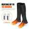 BALHVIT HEATED SOCKS RECHARGEABLE ELECTRIC SOCKS BLACK STWZ01 Like New