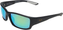MAUI JIM LOCAL KINE MJ810 SUNGLASSES - BLACK/TRANSPARENT GREEN/TRANSPARENT GRAY - Like New