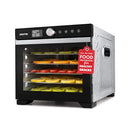 GOURMIA DIGITAL FOOD DEHYDRATOR 6 TRAYS 360° AIRFLOW GFD1610 STAINLESS STEEL - Like New