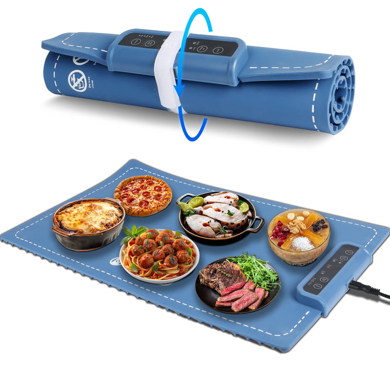 Orgthin Electric Warming Tray, Full Surface Heating Plate, Silicone Food Warmer - Like New