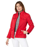 B0BC5P97WT Tommy Hilfiger Quilted Jacket Scarlet LG (US 12-14) - Brand New