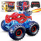 KIDCIA REMOTE CONTROL DINOSAUR CAR, 2.4GHZ, MONSTER, 2 BATTERIES - RED Like New