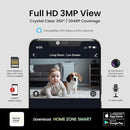 Home Zone Security Camera Wireless Outdoor Indoor Human Filtering ES04138G White - Like New