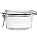 BLUESKY TRADING MINIWARE 10 OZ FLAT MASON JAR 4″ X 2.5″ 24 COUNT BT-2464 - CLEAR - Brand New
