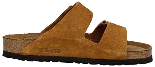 1001141 BIRKENSTOCK WOMEN ARIZONA SOFT FOOTBED SANDALS MINK SIZE 8-10 - Like New