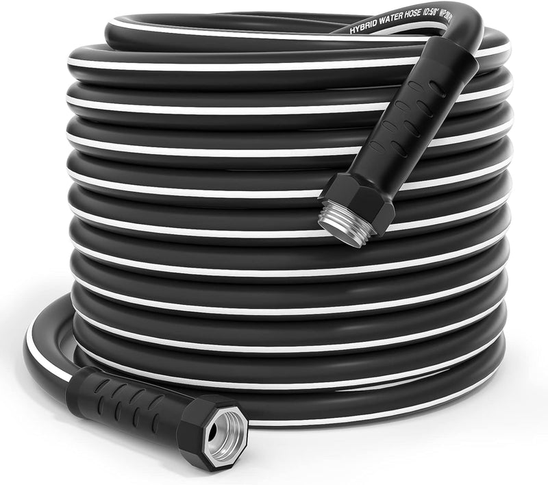 GREENER HEAVY DUTY 50FT HYBRID GARDEN HOSE DIAMETER 5/8’’ INNER - BLACK - Like New