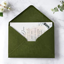 PONATIA 50 pcs. Pack A7 Envelopes 5.25 x 7.5'' Olive Green Envelopes - Brand New