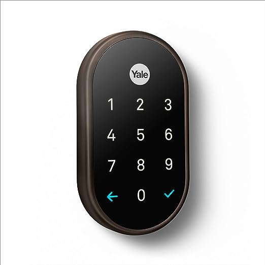 Google Nest x Yale Tamper Proof Smart Keyless RB-YRD540-WV-0BP - Rubbed Bronze Like New