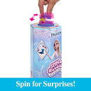 Disney Frozen Elsa Fashion Doll Set, Spin & Reveal with 11 Surprises - Like New