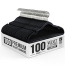 Our Modern Space 100 Pack Velvet Hanger for Shirt Pants Dresses Skirts Suits - Brand New