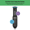 Chefman Cordless Portable Immersion Blender with One-Touch Speed Control - Black - Like New