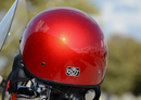 Vega Half Size Warrior Motorcycle Helmet SIZE 2XL- Red 7817-052 - Like New