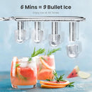 KISMILE ICE MAKERS COUNTERTOP WITH CARRY HANDLE - BLACK - Like New
