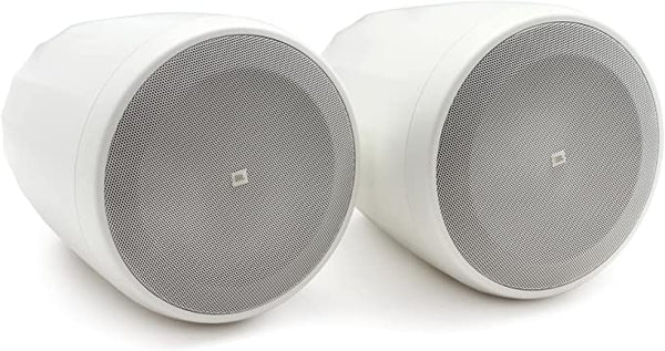 JBL Control Compact Full Range Pendant Speaker 2-Pack 65P/T-WH - White Like New